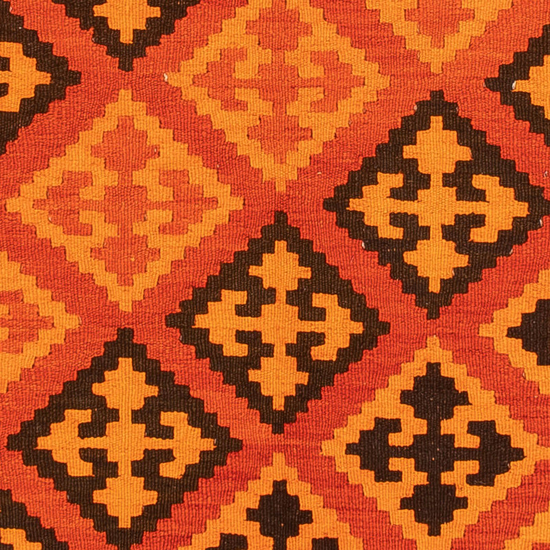 Tapis Kelim - Oriental - 194 x 150 cm - rouge clair