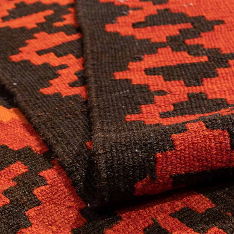 Tapis Kelim - Oriental - 194 x 150 cm - rouge clair