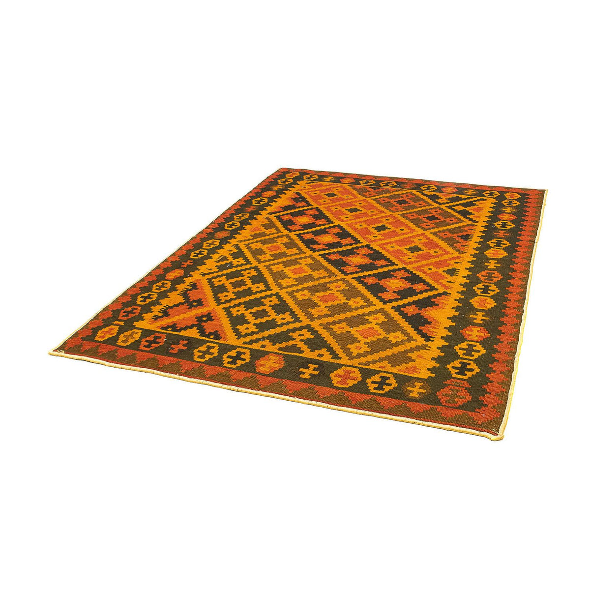 Tapis Kelim - Oriental - 190 x 149 cm - or