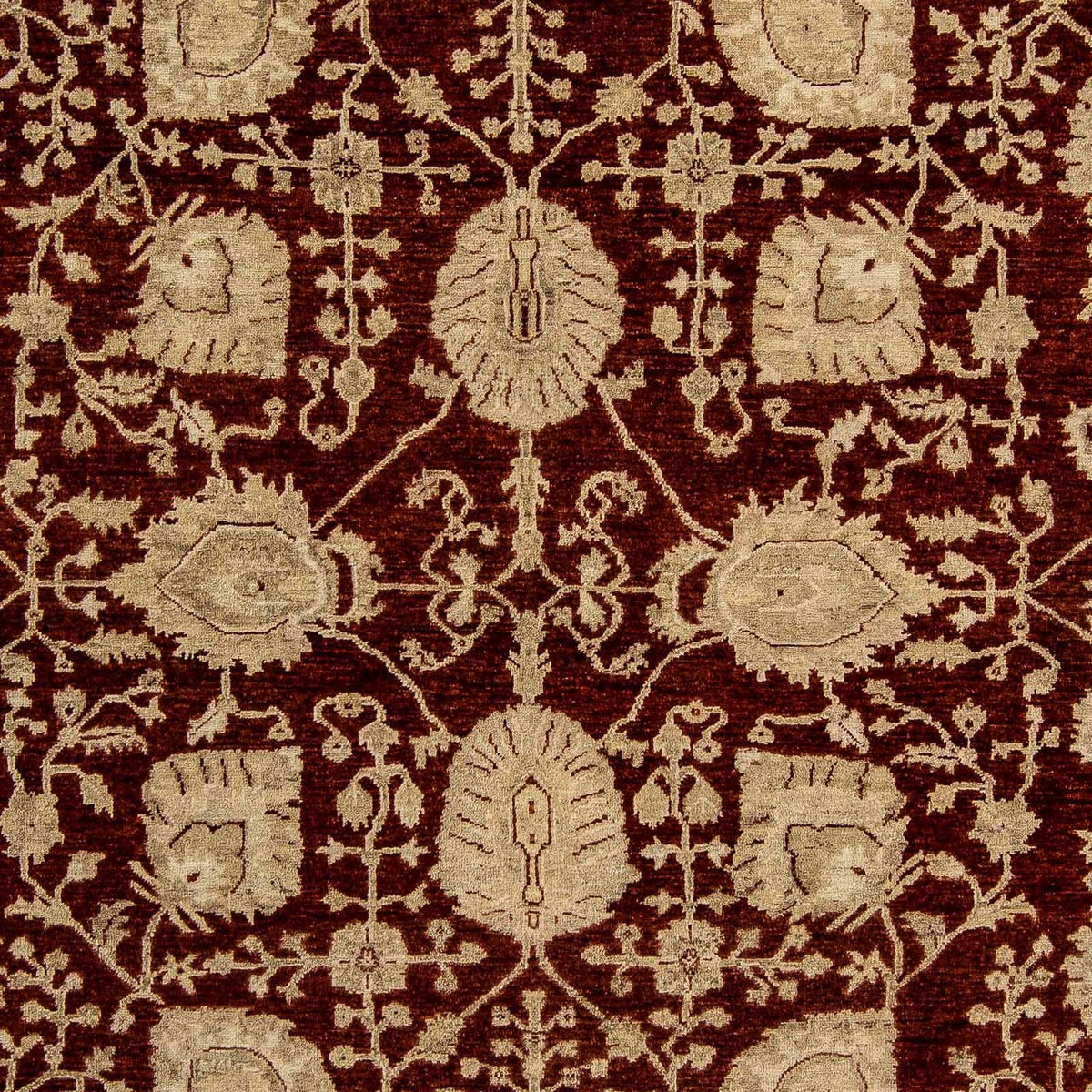 Tapis Ziegler - 296 x 242 cm - rouge foncé