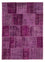 Tapis patchwork - 240 x 170 cm - violet