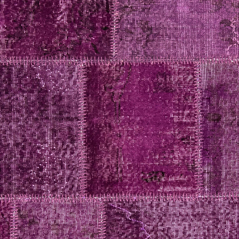 Tapis patchwork - 240 x 170 cm - violet