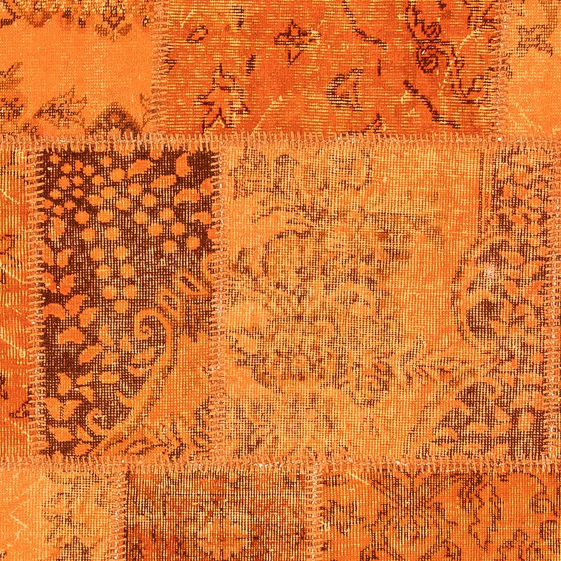 Tapis patchwork - 240 x 170 cm - marron