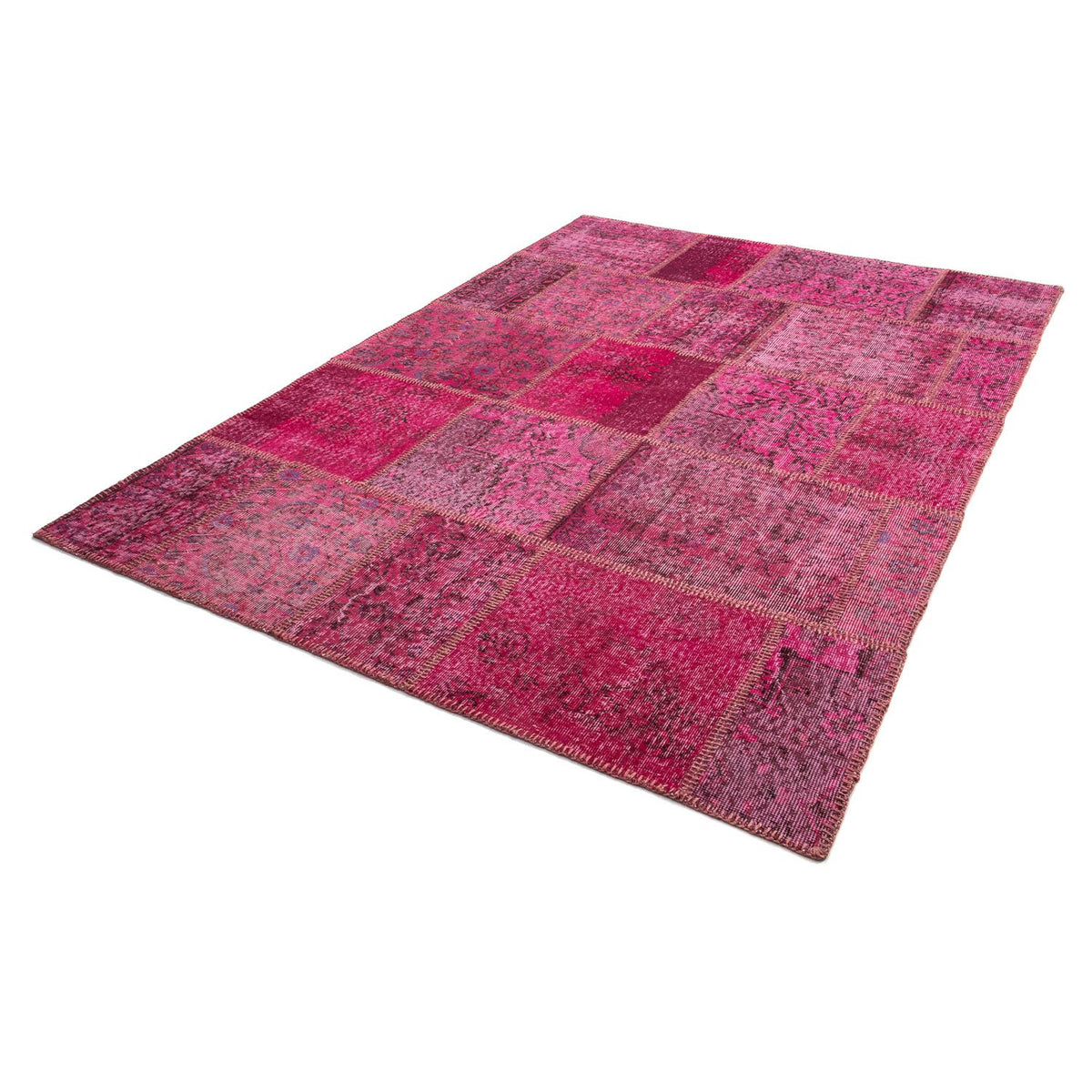 Tapis patchwork - 240 x 170 cm - multicolore