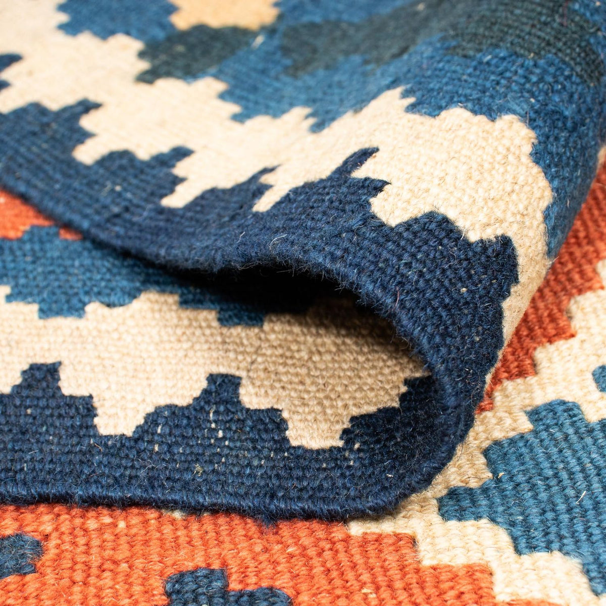 Tapis Kelim - Oriental carré  - 208 x 194 cm - multicolore