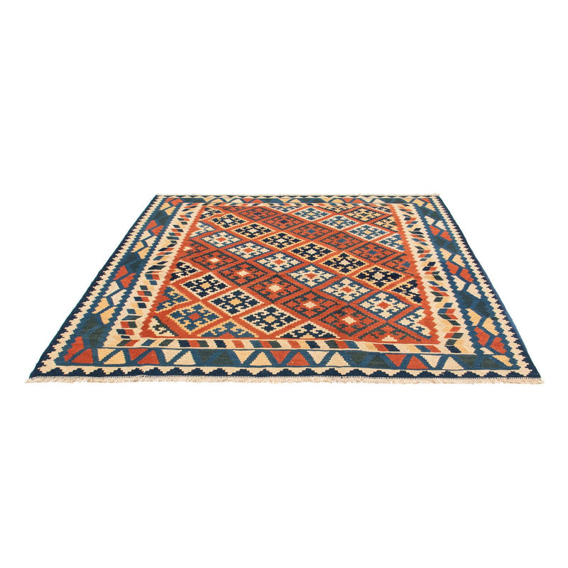 Tapis Kelim - Oriental carré  - 208 x 194 cm - multicolore