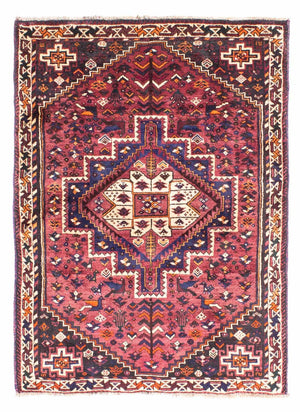 Tapis persan - Nomadic - 155 x 110 cm - fuchsia