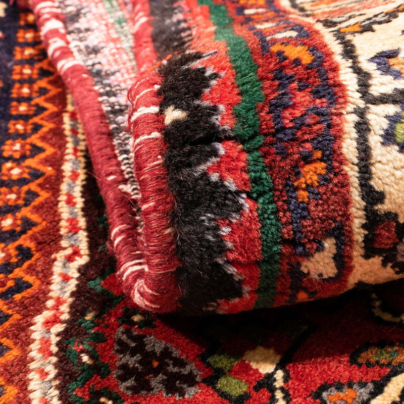 Tapis persan - Nomadic - 185 x 123 cm - rouge foncé