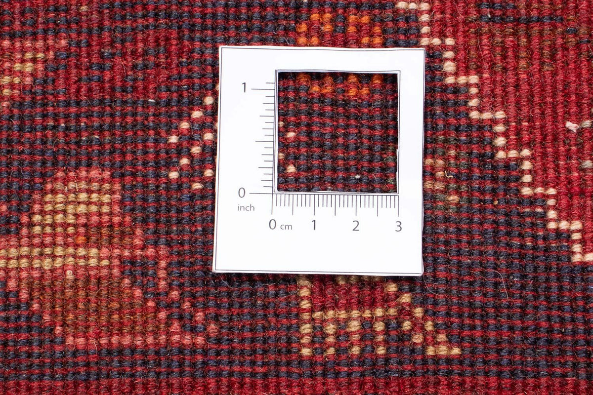 Tapis persan - Nomadic - 208 x 117 cm - rouge foncé