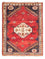 Tapis persan - Nomadic - 150 x 116 cm - rouge foncé
