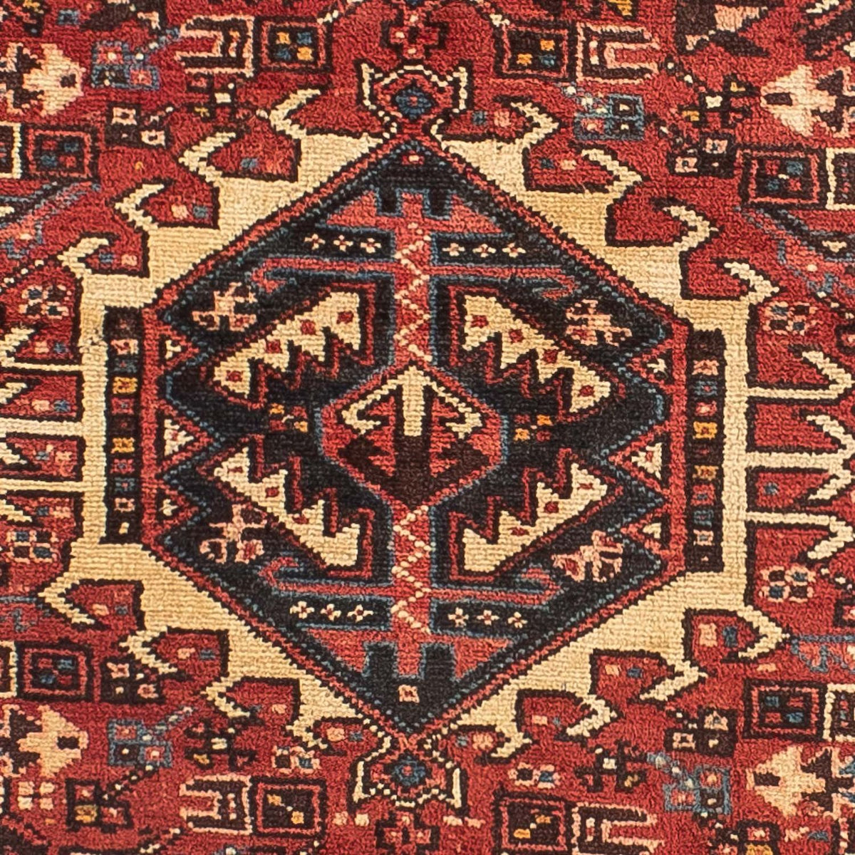 Tapis de couloir Tapis persan - Nomadic - 338 x 75 cm - rouge foncé