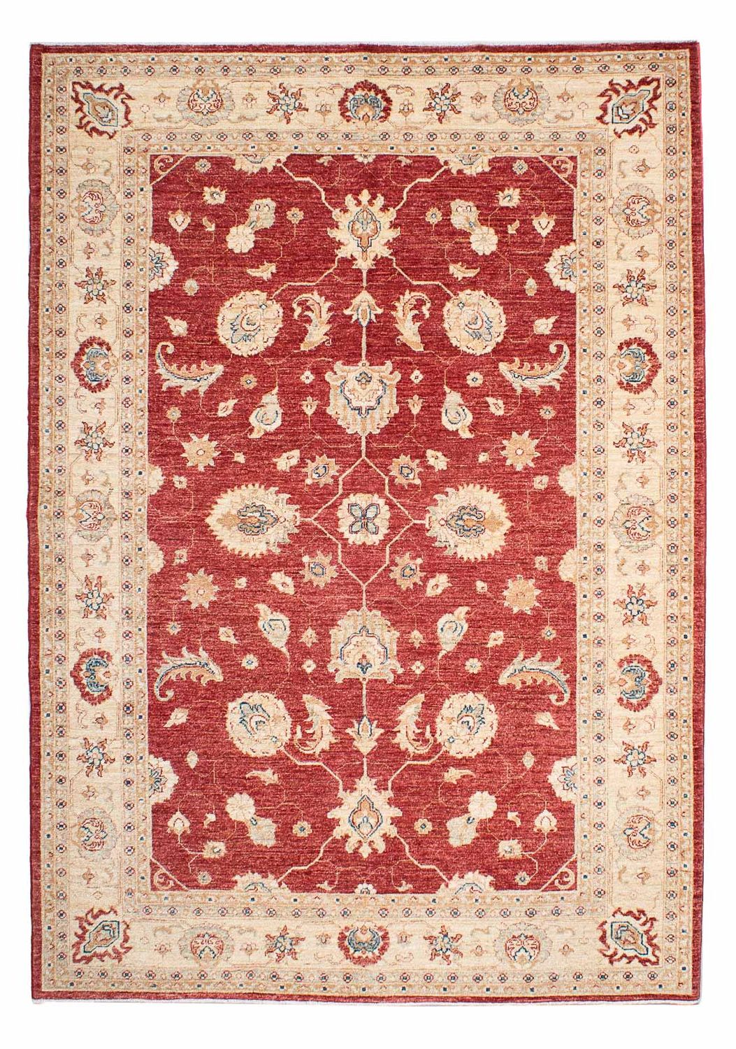 Tapis Ziegler - 234 x 167 cm - rouge foncé