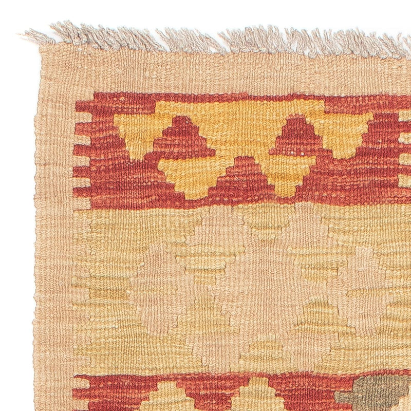 Tapis de couloir Tapis Kelim - Splash - 206 x 62 cm - multicolore