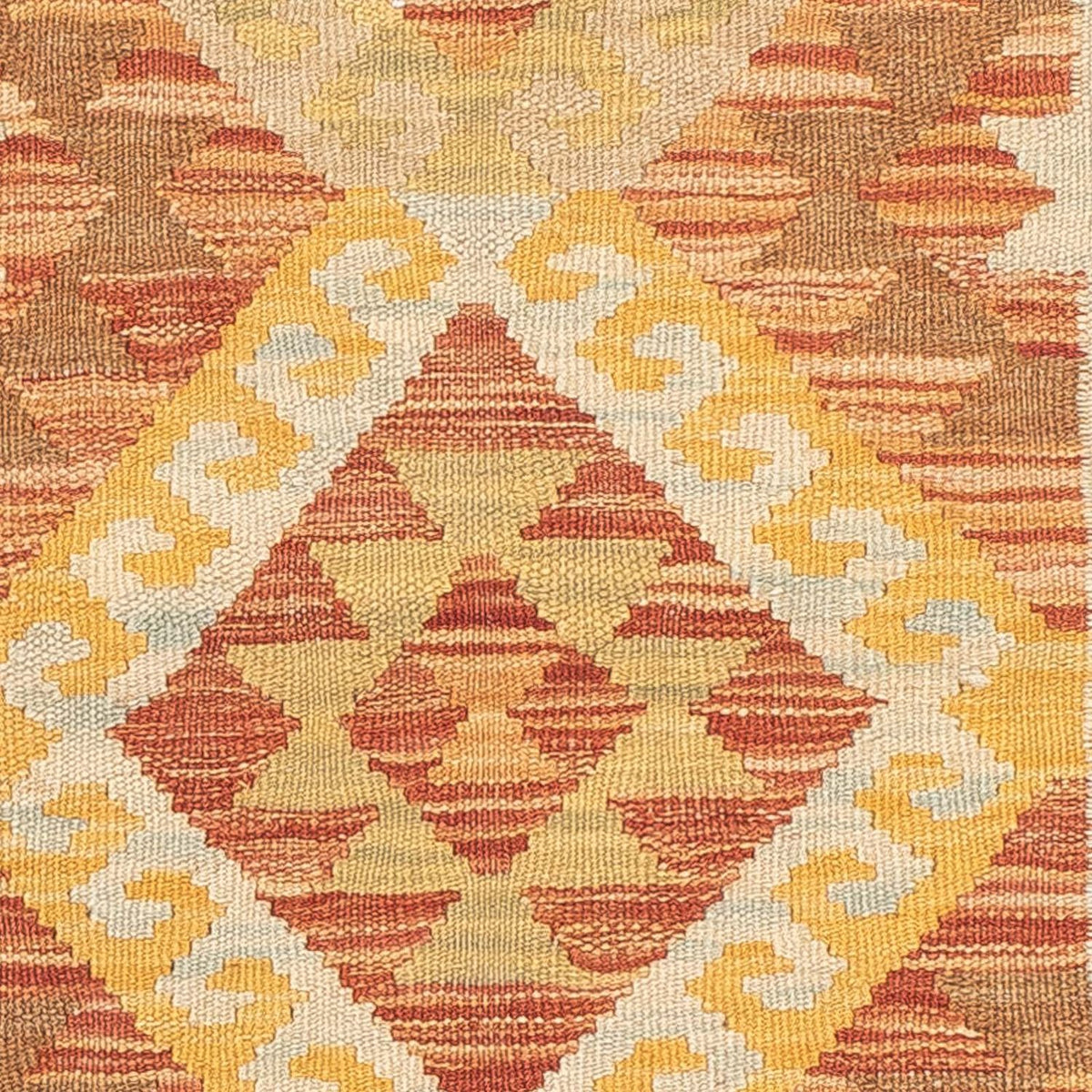 Tapis de couloir Tapis Kelim - Splash - 192 x 65 cm - multicolore
