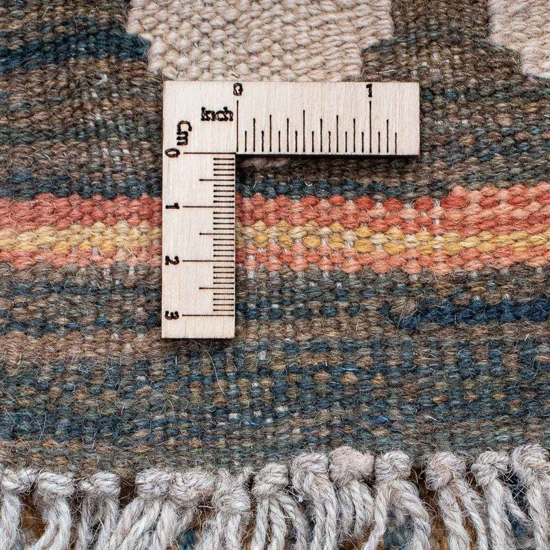 Tapis de couloir Tapis Kelim - Splash - 203 x 69 cm - multicolore