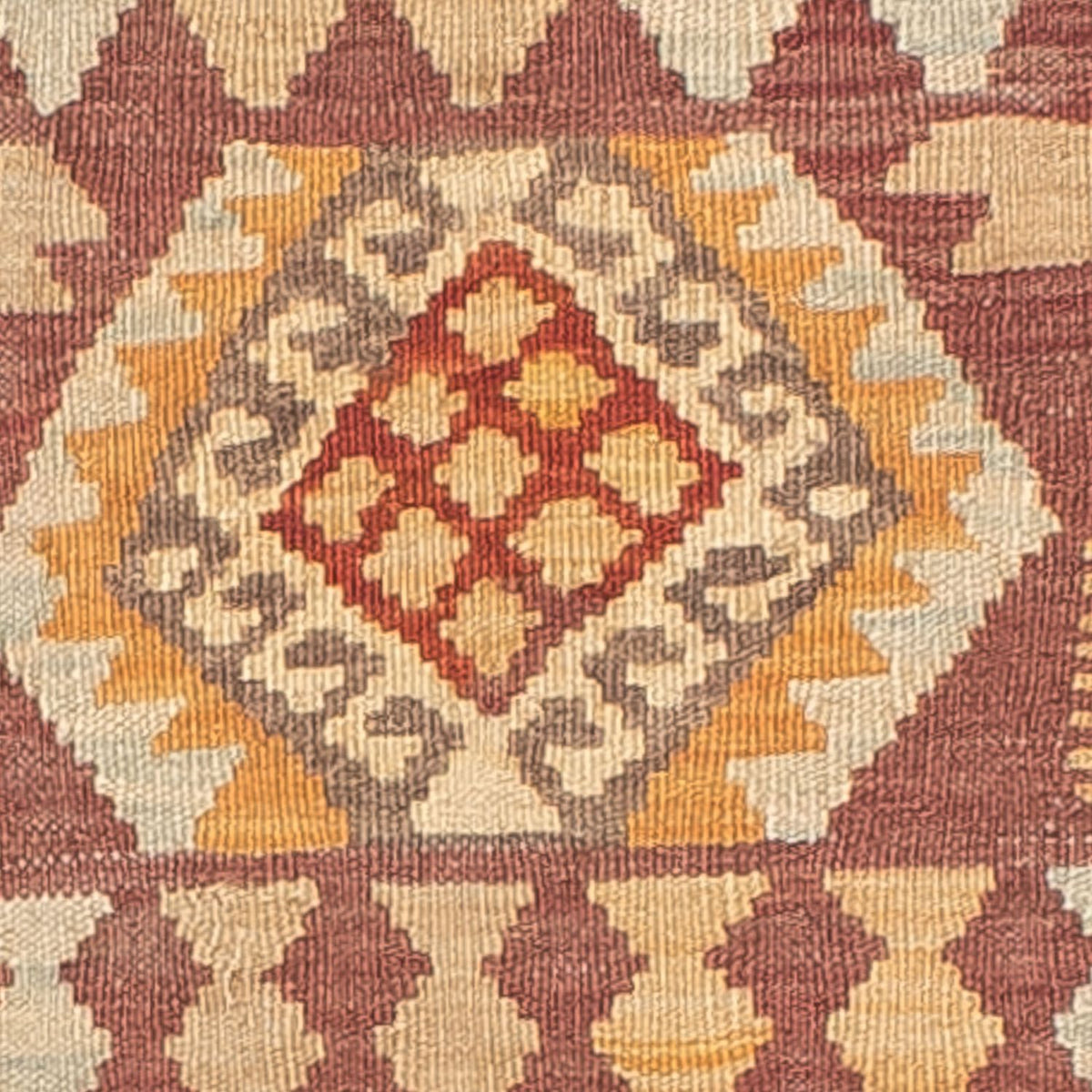 Tapis de couloir Tapis Kelim - Splash - 248 x 49 cm - multicolore