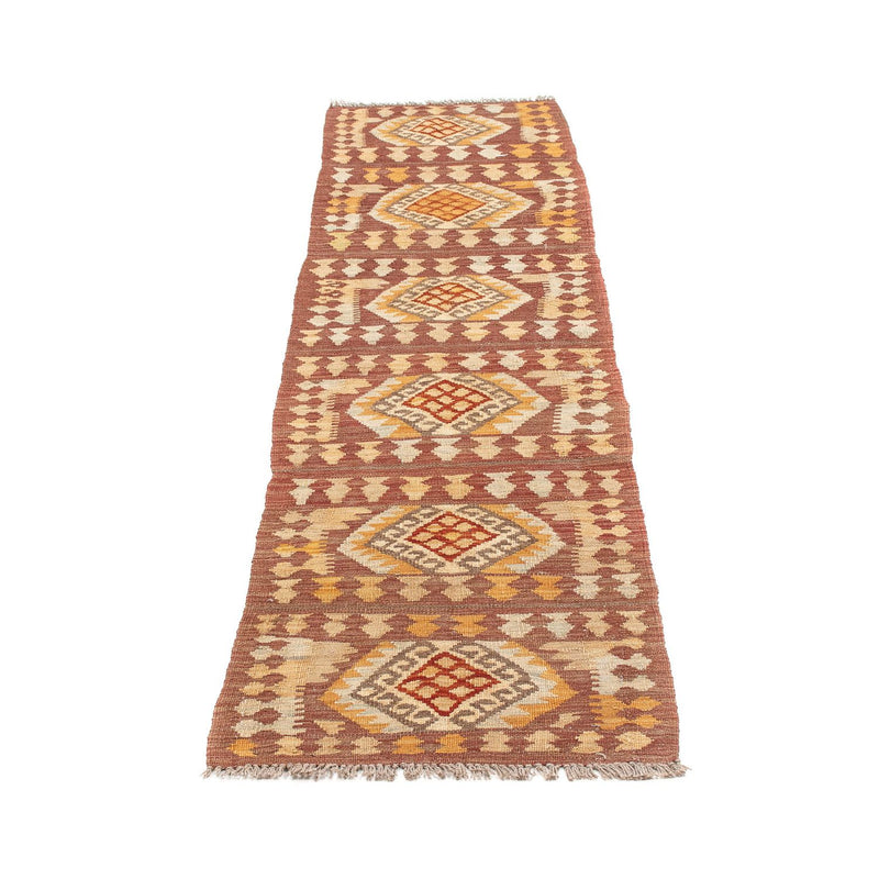 Tapis de couloir Tapis Kelim - Splash - 248 x 49 cm - multicolore