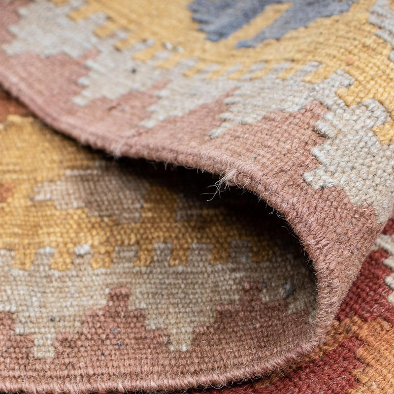 Tapis de couloir Tapis Kelim - Splash - 197 x 62 cm - multicolore