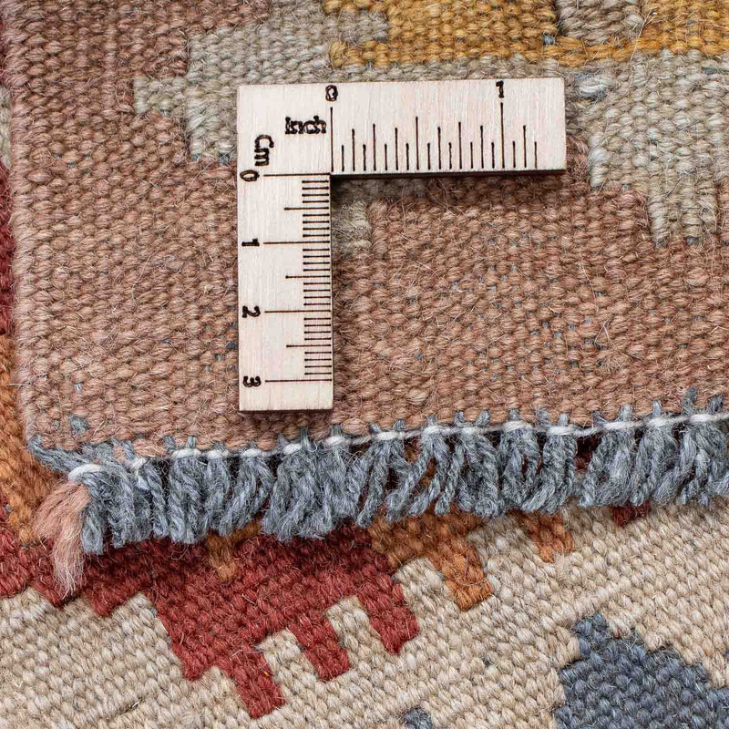 Tapis de couloir Tapis Kelim - Splash - 197 x 62 cm - multicolore