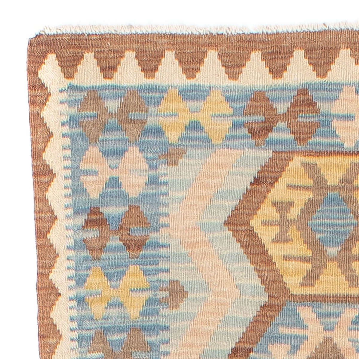 Tapis de couloir Tapis Kelim - Splash - 302 x 80 cm - multicolore