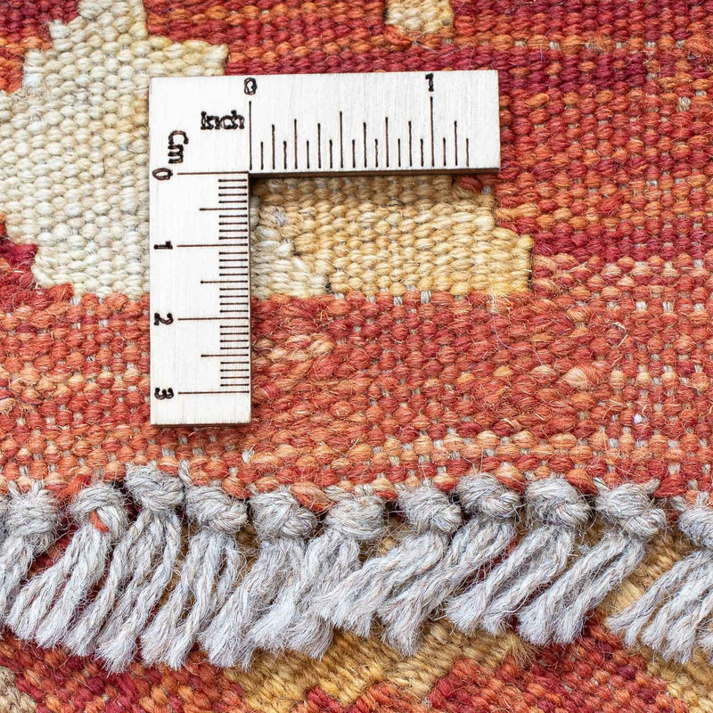 Tapis de couloir Tapis Kelim - Splash - 190 x 47 cm - rouge