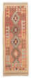 Tapis de couloir Tapis Kelim - Splash - 202 x 67 cm - rouge clair