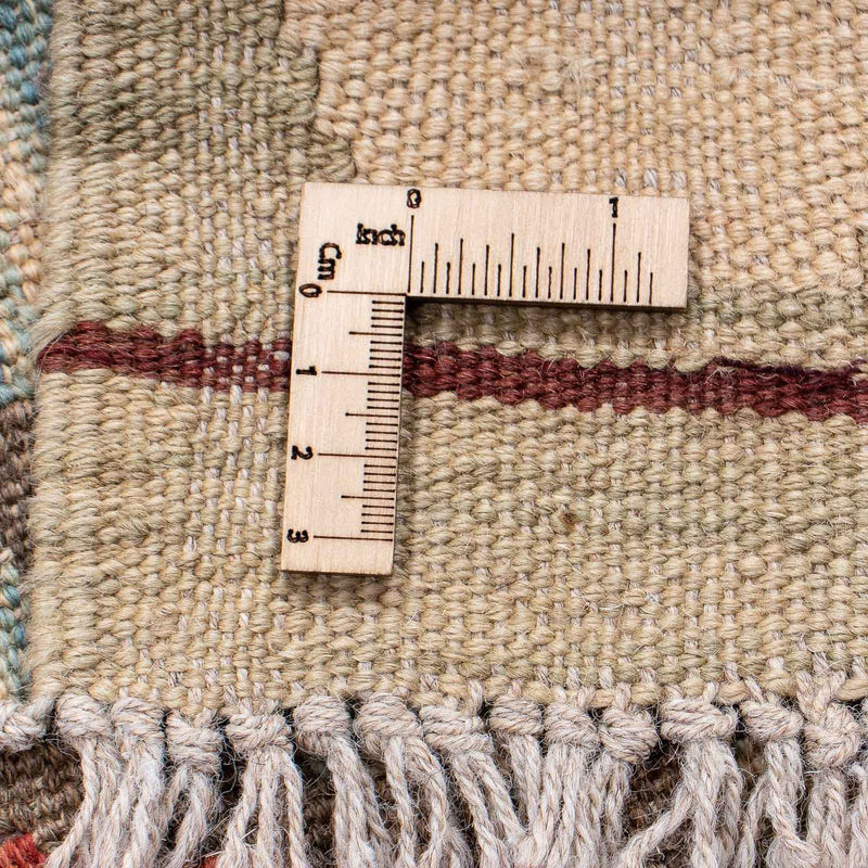 Tapis de couloir Tapis Kelim - Splash - 202 x 67 cm - rouge clair