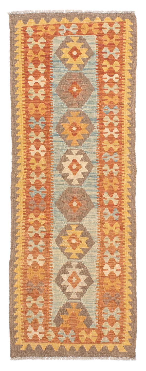 Tapis de couloir Tapis Kelim - Splash - 191 x 65 cm - multicolore