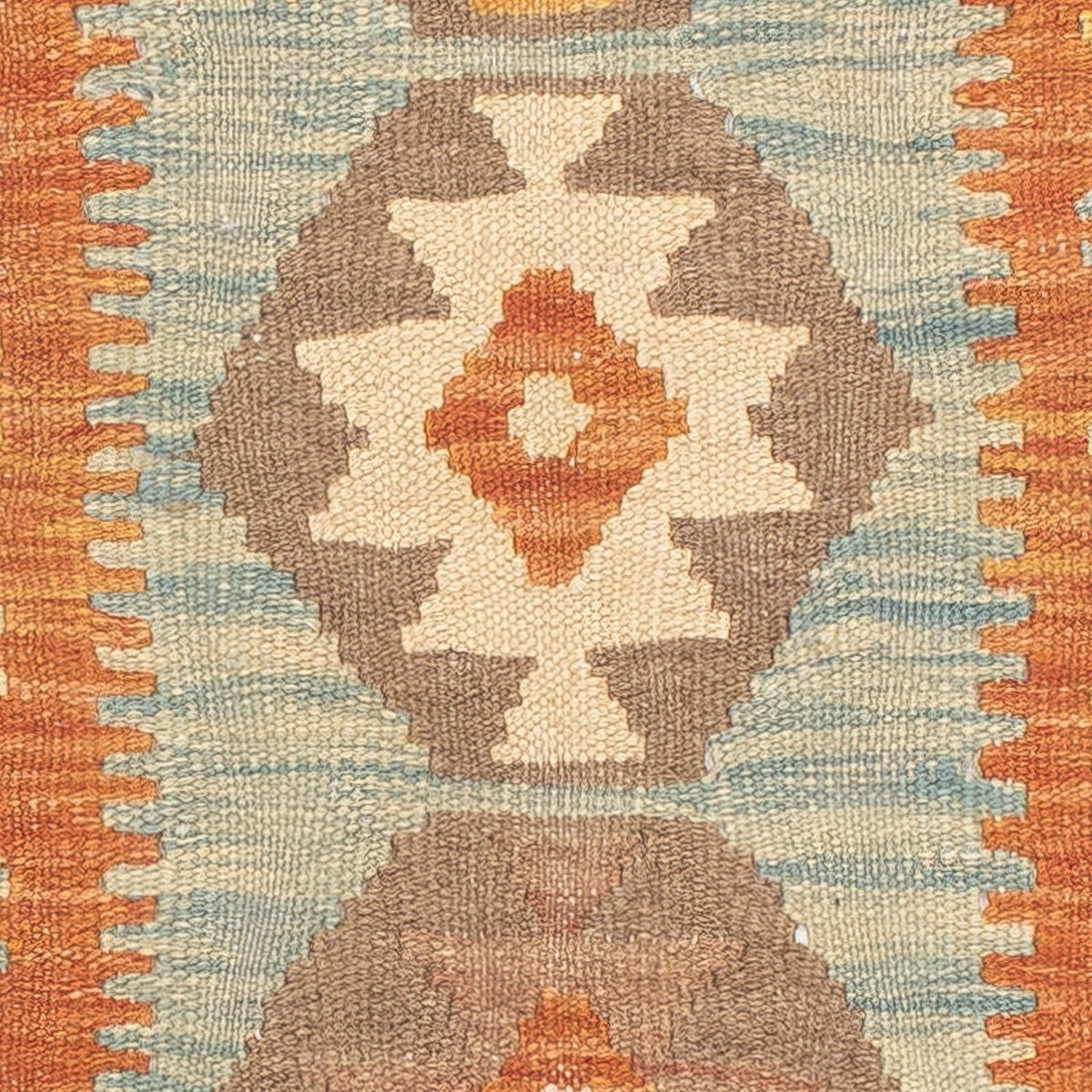 Tapis de couloir Tapis Kelim - Splash - 191 x 65 cm - multicolore