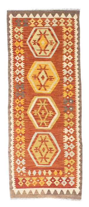 Tapis de couloir Tapis Kelim - Oriental - 191 x 72 cm - rouille