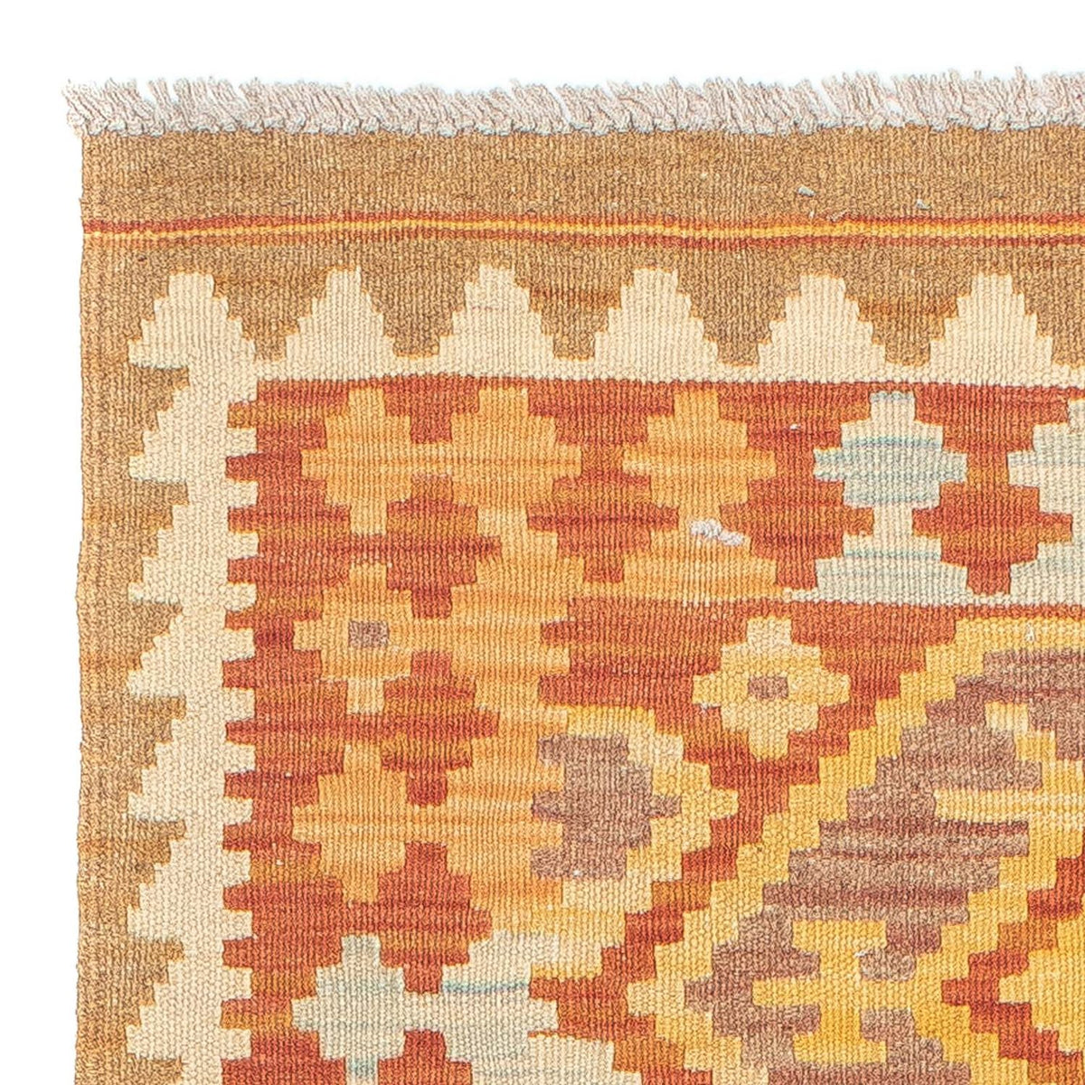 Tapis de couloir Tapis Kelim - Splash - 189 x 69 cm - multicolore