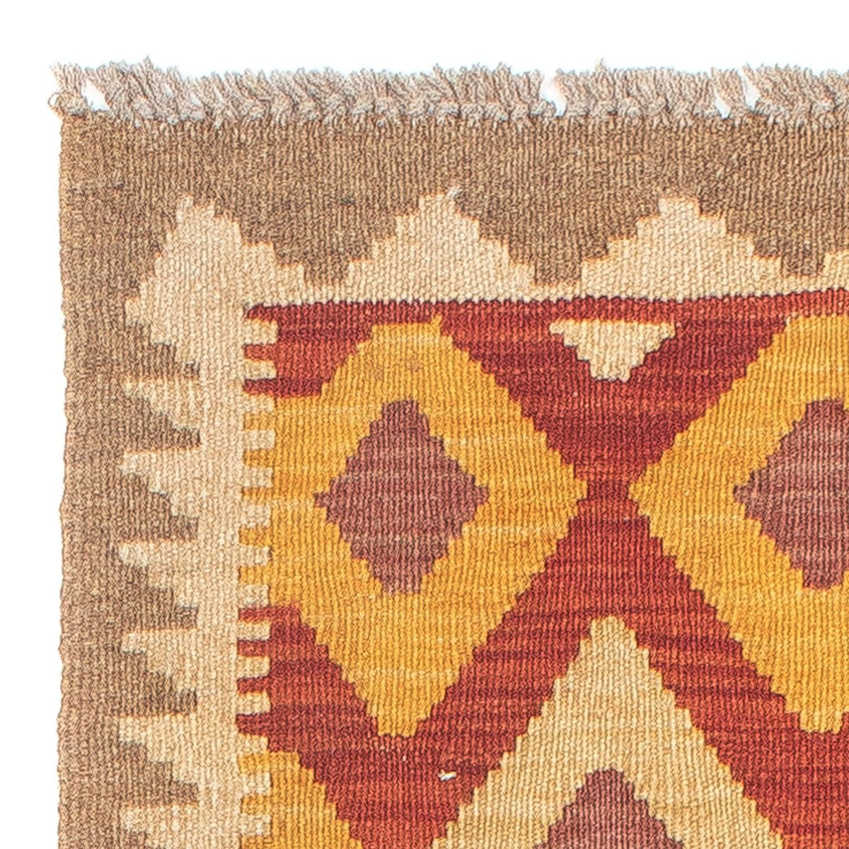 Tapis de couloir Tapis Kelim - Splash - 192 x 49 cm - multicolore