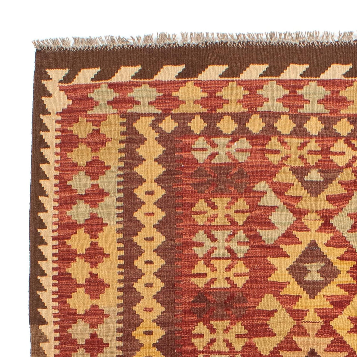 Tapis Kelim - Splash - 195 x 141 cm - multicolore