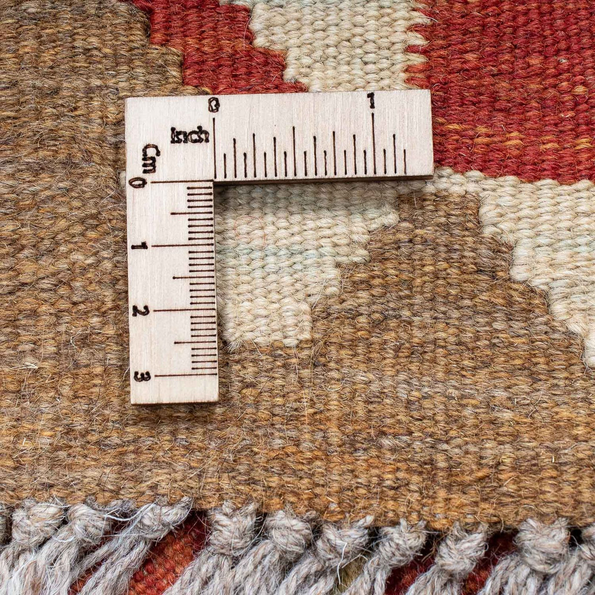 Tapis de couloir Tapis Kelim - Splash - 222 x 57 cm - multicolore