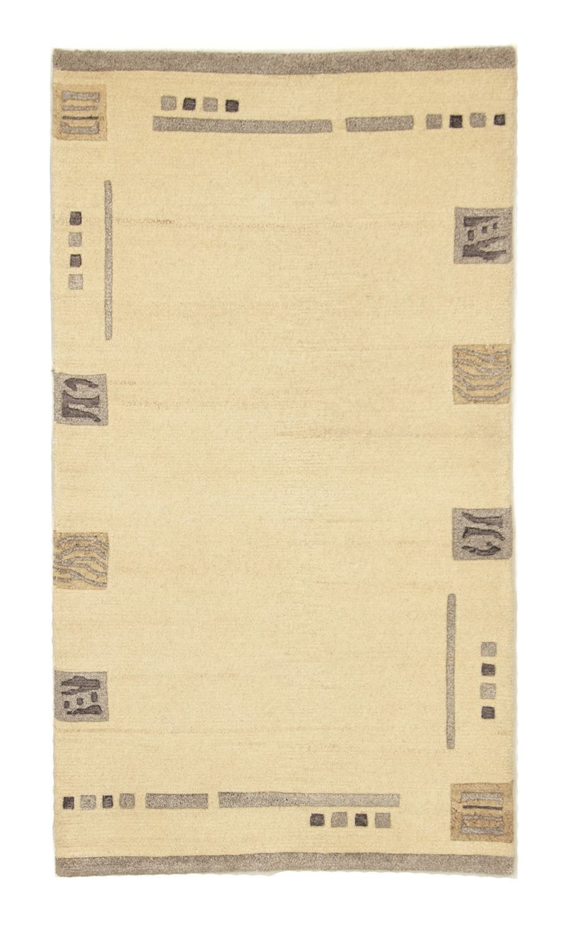 Tapis Népalais - 160 x 90 cm - beige