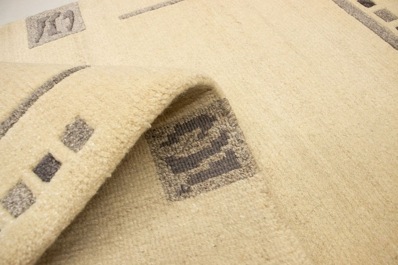 Tapis Népalais - 160 x 90 cm - beige