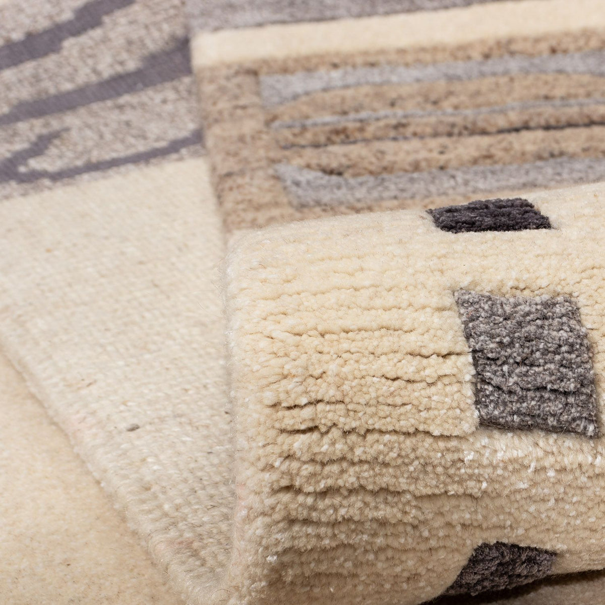 Tapis Népalais - 300 x 250 cm - beige