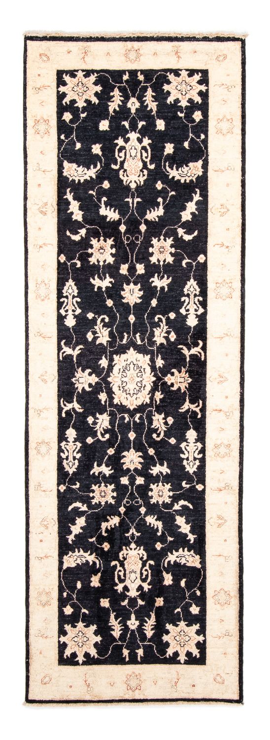 Tapis de couloir Tapis Ziegler - 242 x 79 cm - bleu foncé
