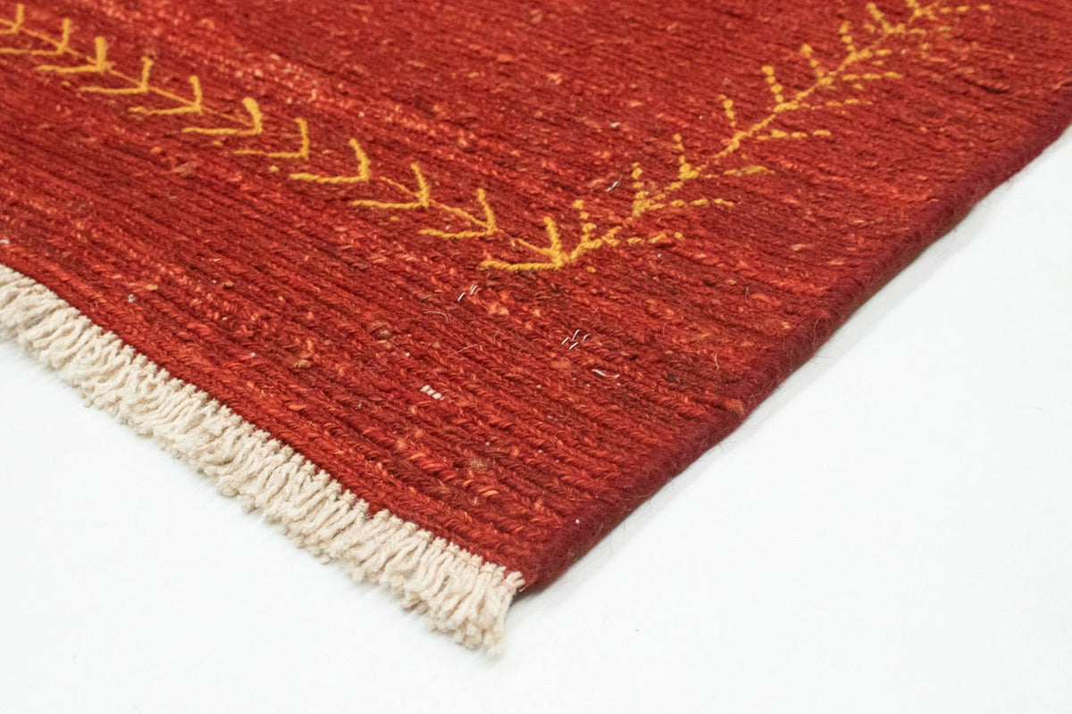 Tapis Gabbeh - Persan - 171 x 118 cm - rouge