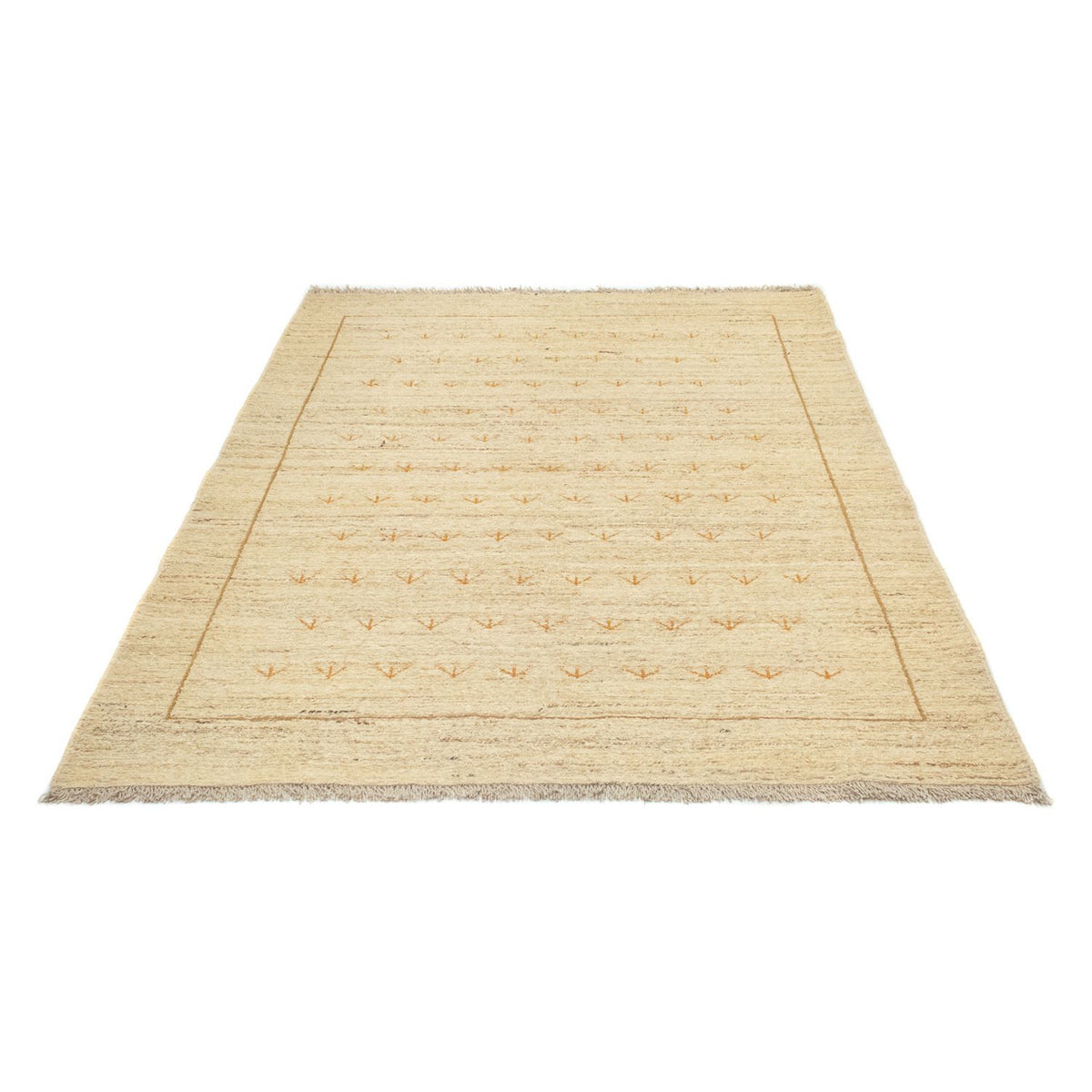 Tapis Gabbeh - Persan - 195 x 147 cm - beige