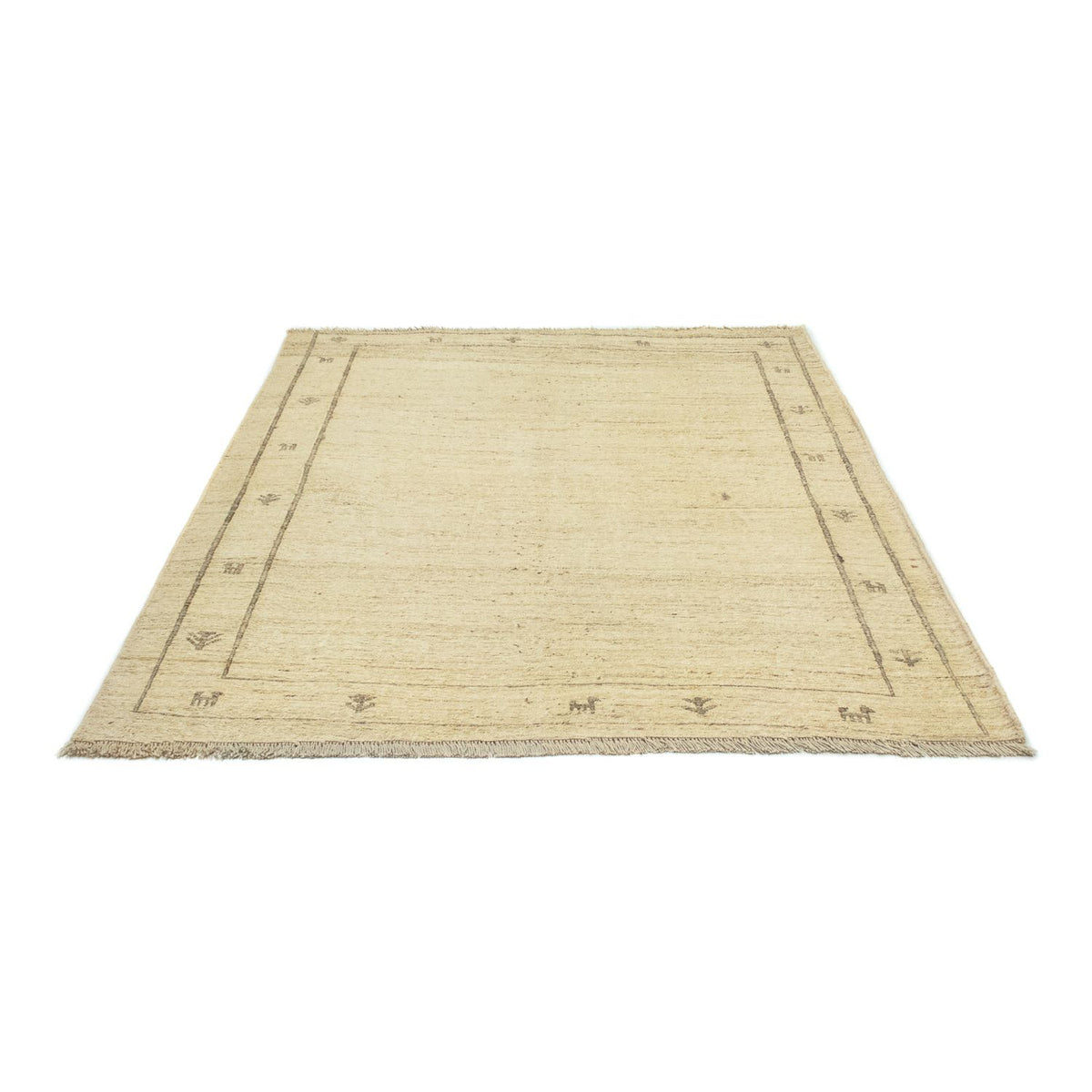 Tapis Gabbeh - Persan - 191 x 150 cm - beige