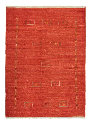 Tapis Gabbeh - Persan - 198 x 143 cm - rouge