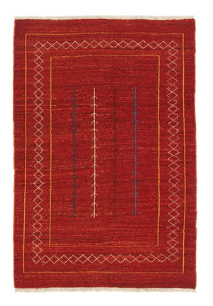 Tapis Gabbeh - Persan - 178 x 118 cm - rouge