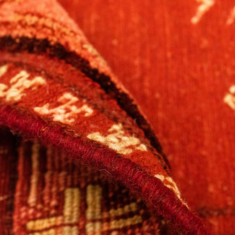 Tapis Gabbeh - Loribaft Persan - 150 x 97 cm - rouge foncé