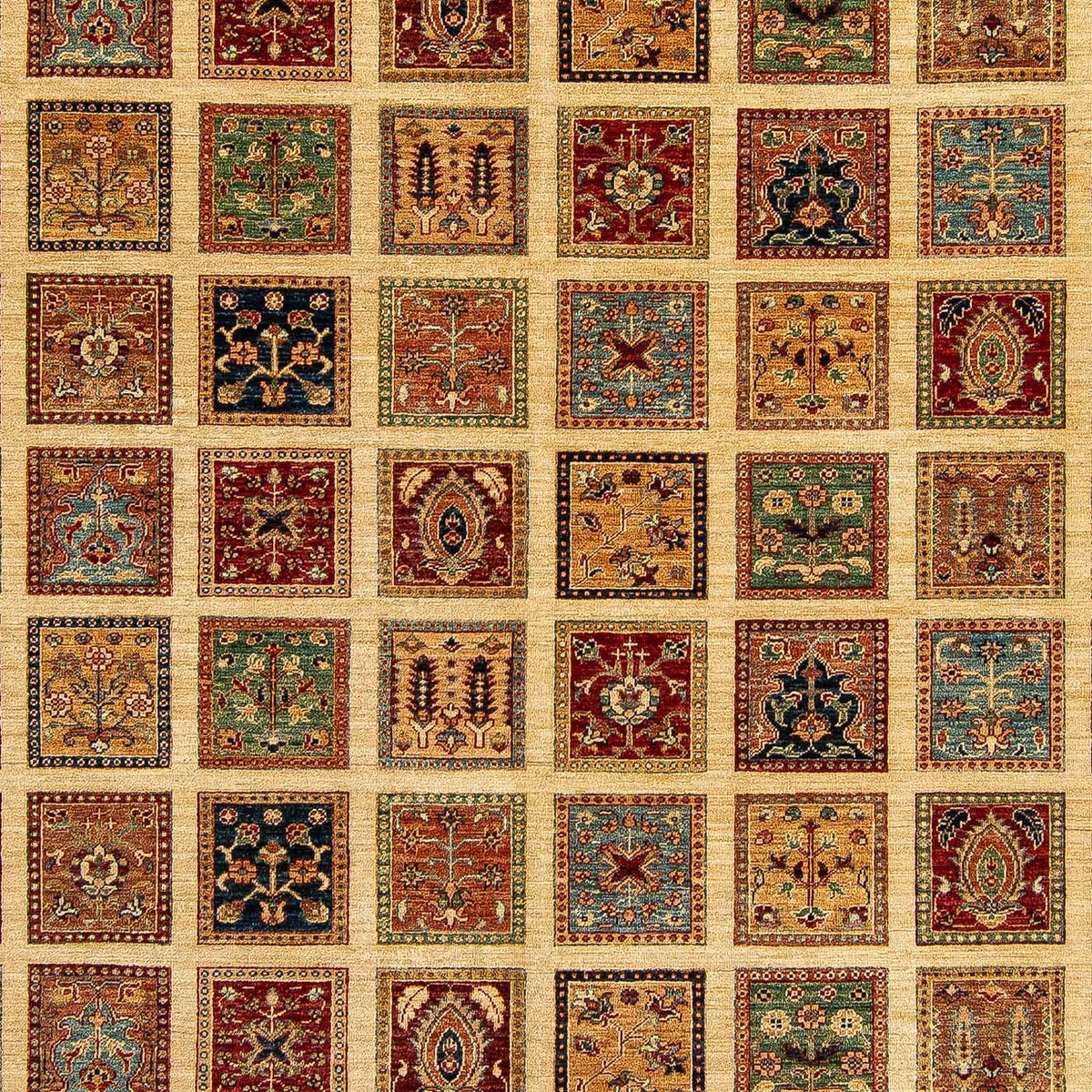 Tapis persan - Nomadic carré - 325 x 306 cm - beige