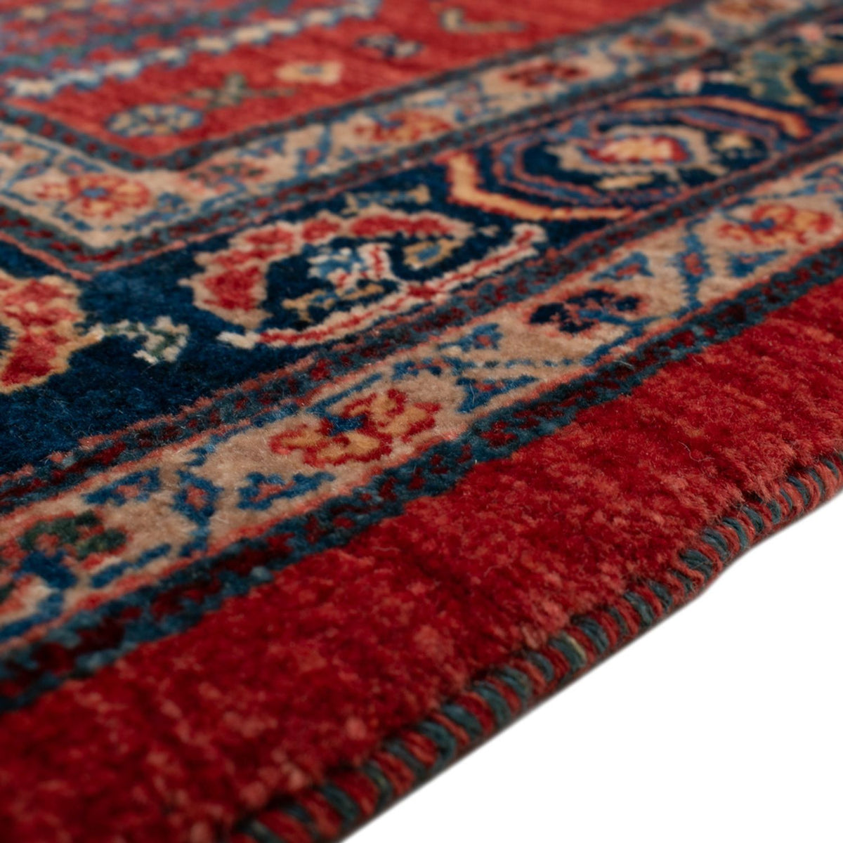 Tapis Gabbeh - Persan Kashkuli - 120 x 85 cm - rouge