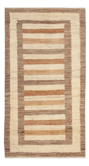 Tapis Gabbeh - Loribaft Persan - 139 x 72 cm - beige