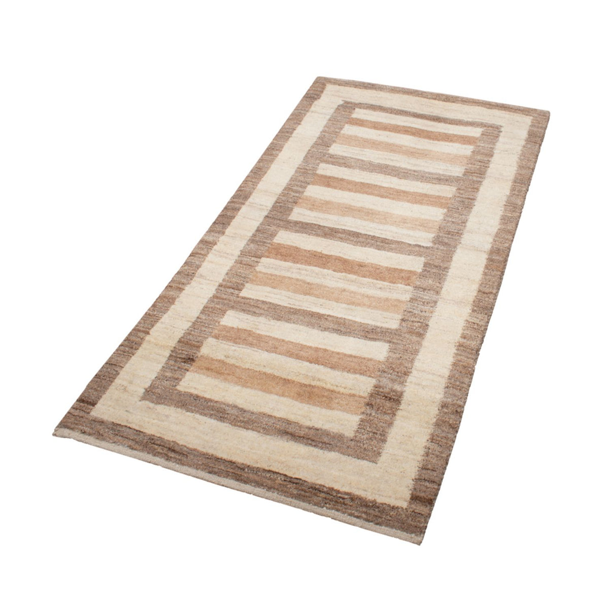 Tapis Gabbeh - Loribaft Persan - 139 x 72 cm - beige