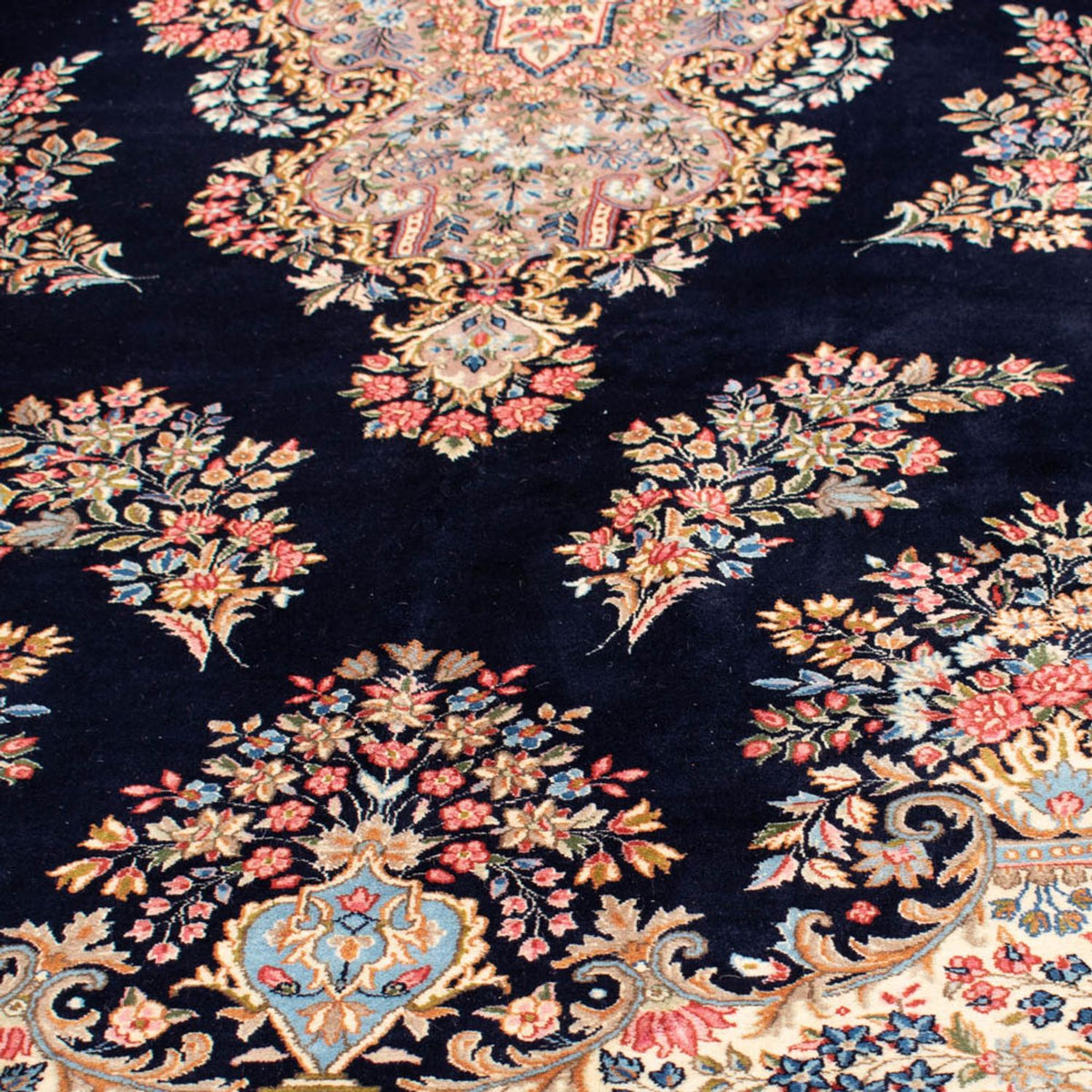 Tapis persan - Royal - 500 x 355 cm - bleu foncé