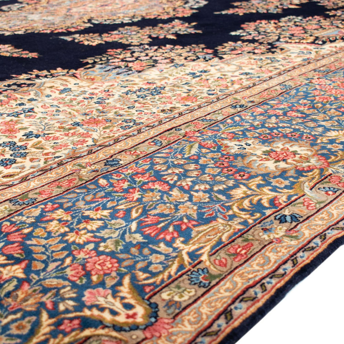 Tapis persan - Royal - 500 x 355 cm - bleu foncé